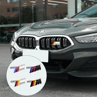 3D Metal Auto Front Grille Badge Body Trunk Decor Emblem Car Modification Accessorie For M BMW E90 E92 E93 F20 F21 F30 F31 F32