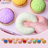Squeeze Toy, dumpling squishy Simulation Steamed Bun, Trending Funny Prank Stress Relief Ball, Decompression Artifact Toy