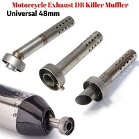 Universal 48mm Motorcycle Exhaust Muffler Pipe Removable DB Killer Silencer Sound Reducer For Honda Yamaha Noise Eliminator