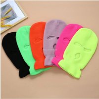 AliExpress NONE Balaclava Mask Hat Winter Cover Neon Mask Green Halloween Caps For Party Motorcycle Bicycle Ski Cycling Balaclava Pink Masks