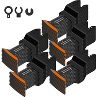 10/50Pcs Oscillating Saw Blades 44MM Multitool Blades Sharp Oscillating Saw Blades Fast Cutting Wood PVC Cutter Saw Blades