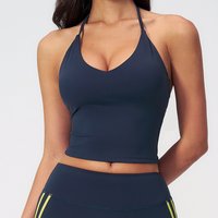 Yoga Bra Women Sports Bra Breathable Shock Proof Gym Workout Fitness Push up Top Yoga Cycling Running Active Sportswear Vest Bra