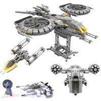 Party Gift Space Military MOC-ship Fighter SpaceShip Battle-Plane Thor Model Figure Gift