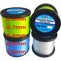 500M Monofilament Nylon 0.6/0.7/0.8/0.9/1.0mm Big Size Fishing Line Sea Fishing Big Game Fishing Lines Thick Fishing Supplies