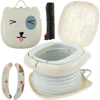 Portable Foldable Potty Baby Travel Boy WC Girl Pot Toilet Anti-slip Kids Training Pot Outdoor Camping Bathroom Baby Potty