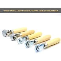 For Cars Accessories Car Tire Repair Kit Roller Auto Patch Roller Motorcycle Wheel Repair with Wooden Handle Tire Repairing Tool