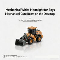 1/64 Mini Remote Control Bulldozer, RC Construction Vehicle, RC Engineering Truck – Gift for Boys Aged 3 and Above