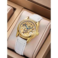 Women automatic watch fashion cute mechanical wristwatches dainty elegant waterproof luxury gifts for girlfriend watch!