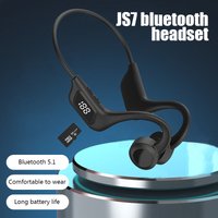 Bone Conduction Wireless Headphones with HD Mic, Bluetooth Hands-Free Sport Earphones for Daily Commute Running