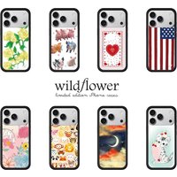 Wildflower ins Cute Animal kingdom Phone Case for iPhone 16 12 11 13 14 15 17 Pro Max Plus wf rugose Lily wildflower Cover