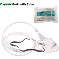 Hot! Hot!Adult Oxygen Mask With Tube Disposable Face Mask Shield Nebulizer Conduit Adult Oxygen Mask