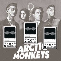 Arctic Monkeys Acrylic Keychain Do I Wanna Know AM Album Lyric Keyring Music Code Band Pendant Bag Charm Fans Gift Accessories