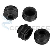 4PC Suspension Steering M12 Ball Joint Universal Rubber Dust Covers Track Rod End Boots For ATV Go Kart Buggy Golf Car Quad Bike