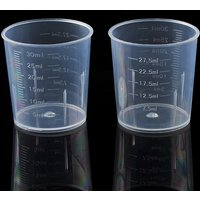 20 Pcs 30 Ml Plastic Graduated Cups Graduated Cups Transparent Liquid Containers For Kitchen Measuring Tools