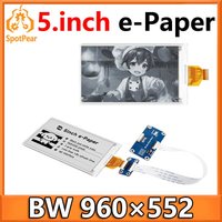 Raspberry Pi 5 inch e-Paper ink screen display black white 960×552 For Arduino /Jetson /STM32 /ESP32