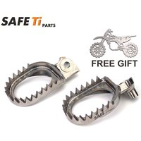 Motorcycle Accessories Titanium Alloy Footpegs For YZ250F YZ450F 18-23 Motocross Dirt Bike Front Footrest