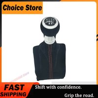 For Audi A3 Black Suede 5-Speed 6-Speed Car Shift Knob Dust Cover Shift Knob Dust Cover Car Accessory