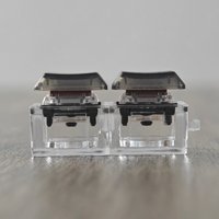 Backlit Keycaps 1u Grid Blank Black Replacement DIY compatible for Logitech G813 G815 G913 G915 G913 tkl G915 tkl Keyboard