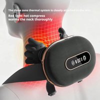 Human Like 4D Neck Shoulder Massager Wireless Heated Massage with 3 Levels for Soothing Tired Muscles After Exercise