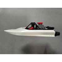 RC Jet Boat ABS 3D Printed M-jet-25 Water Jet Pump Turbine Boat High Speed Remote Control Jet Boat Toy for Lake Pool Racing