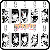 Anime NARUTO Sasuke Kakashi Itachi Acrylic Keychain Accessaries Car Bag Pendant Creative Bag Charm Friends Fans Gifts Keyring