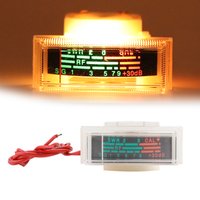H-319 VU Meter White PMMA ABS Backlit Audio Volume Level Indicator For Amps For Professional Home Sound System Testing Tool