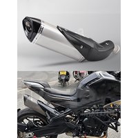 AliExpress NONE universal 51MM Motorcycle Exhaust Connecting Mid Link Pipe Bike Escape Moto Muffler Slip On For CFMOTO 800NK 2023-2024