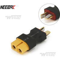 1pcs RC XT60 Female To Deans Plug Male T Connector Adapter Car Plane fpv Lipo Battery ESC Motor Switch Wholesale Car Accessories