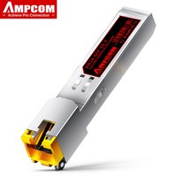 AMPCOM 1.25G SFP-T to RJ45 SFP Transceiver, Ethernet Copper 1000BASE-T SFP Module for Cisco H3C HUAWEI TP-Link and More