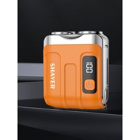 R-18 Electric Smart Shaver Home Digital Display Mini Dual Blade Travel Beard Trimmer Rechargeable Powerful Shaver Men's Gifts