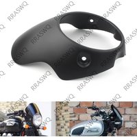For Triumph BONNEVILLE T100 T120 For Honda Ducati Monster CB150 Motorcycle Headlight Fairing Cafe Racer Windshield Cover