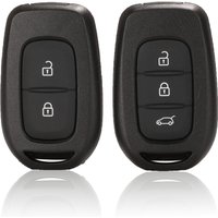 jingyuqin Car Remote Key Shell For Renault Duster Sandero Logan Clio Captur Laguna Scenic 2015 2016 fob 2/3 Buttons Replacement