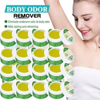 Body Odor Remover Cream 10g, Underarm Sweat Odor Eliminator, Refreshing Antiperspirant Deodorant Balm Long Lasting Body Care