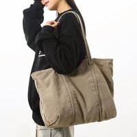 Large Canvas Women's Bag Korean Eco Bag Shopping Shoulder Bag School Messenger Bag Y2K Handbag High Quality Tote Bag Ladies Sac