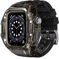 ShellBox IP68 Waterproof Sport Watch Case for Apple Watch Series 10 For iWatch 46 mm S10 Silicone Strap Case Diving and Swimming