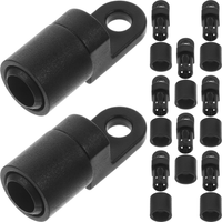 10 Pcs End Connection Rope Bungee Cord Fittings Terminal Ends Kayaks Hook Boat Elastic Marine Bungee Cord Hook Boat accessories