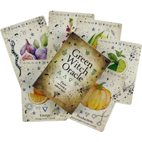 Green Witch Oracle Cards Fortune-telling Tarot Divination Edition Creativity Board Game Deck