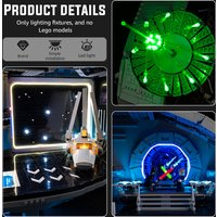 Led Light Kit Suitable for LEGO 75419 Wars Death Star Building Blocks Decoration Lamp Not Include Model Bricks