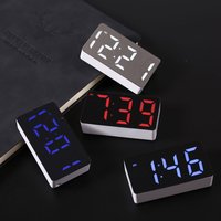 Mini LED Electronic Clock Mirror Watch Smart Small Alarm Clock Desk Digital Mini Table Clock for Bedroom Decoration