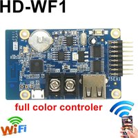HD-WF1 Wifi And USB Led Control Card 640x32 Pixels Full Color Controller HUB75 Port for P2.5 P3 P4 P5 P6 P10 RGB Display Module