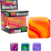 Stress Cube Marble Swirl Pattern Maltose Style Trendy Blind Boxslow Rising Squishy Decompression Anxiety Relief Fidget Toy