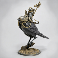resin soldier model GK Magpie mount rat knight Unassembled and unpainted DIY kit 1106