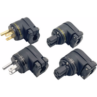 HiFi Furutech FI-12ML(R) L-type rhodium-plated Gold plated power plug 90° right Angle adjustable HI-END power plug
