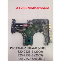 Original A1286 Logic Board For MacBook Pro 15" A1286 Motherboard 820-2330-A 820-2532-A 820-2523-B 820-2533-B 820-2850-A