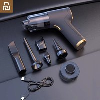 Youpin Car Vacuum Cleaner Powerful Cleaning Machine Strong Suction Handheld For Car Home Portable Wireless Cleaner New Mi