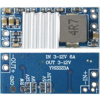 High Efficiency Output 3.3V 5V 9V 12V 5A 6A Step Down Step Up DC-DC Converter Voltage Regulator Buck Boost Power Supply Module