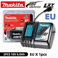 Original 100% Makita Battery, 18V Tools Lithium Battery 6Ah for Makita DTW700, DDF487, DTD173, DGA404, HR140D, DJV182