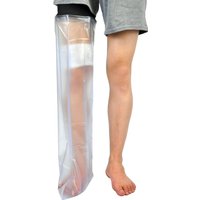 ABLL-Waterproof Cast Cover Leg Adult Full Leg Shower Protector Watertight Protection For Foot Ankle Knee Wound
