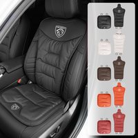 New Luxury Car Perforated Breathable Model Cushion Soft Backrest Seat Cushion Valve Stem For Peugeot 2008 3008 307 308 206 207 2