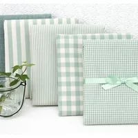 150cm Wide 100% Cotton Fabric Stripes Lattices Bed Sheets Tablecloths Pillows Sofa Curtains Car Seat Cover Handmade DIY Fabric
